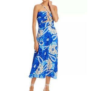 FARM Rio Blue Floral Dress
